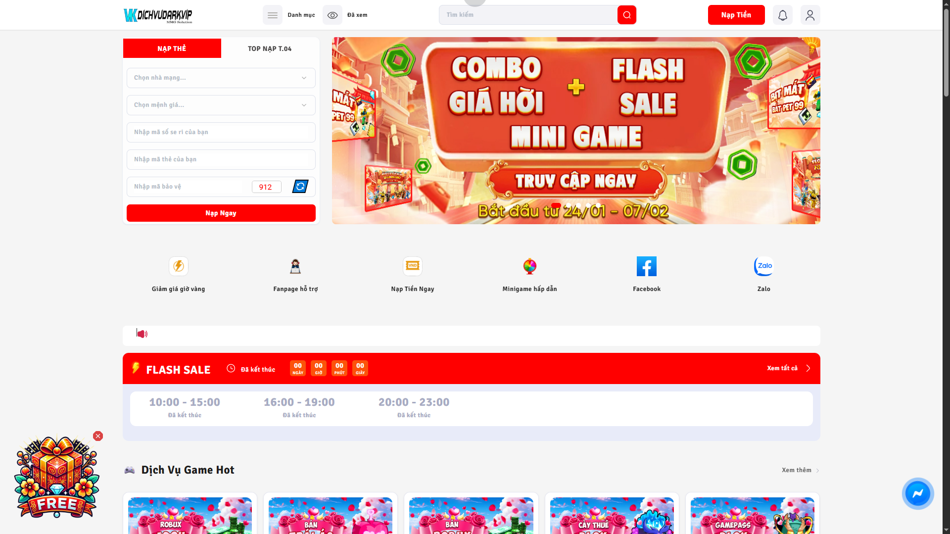 SHOPNICK V5 SHOP BÁN ACC GAME